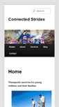 Mobile Screenshot of connectedstrides.com